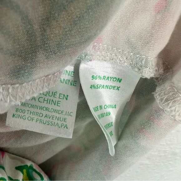 Lilly Pulitzer LANA SKORT OFF SHOULDER ROMPER; Size XS - Picture 7 of 8